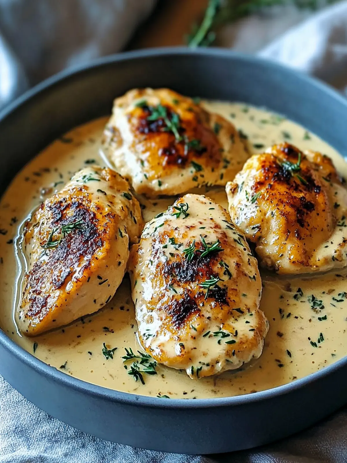 Irish Chicken Whiskey Cream Sauce