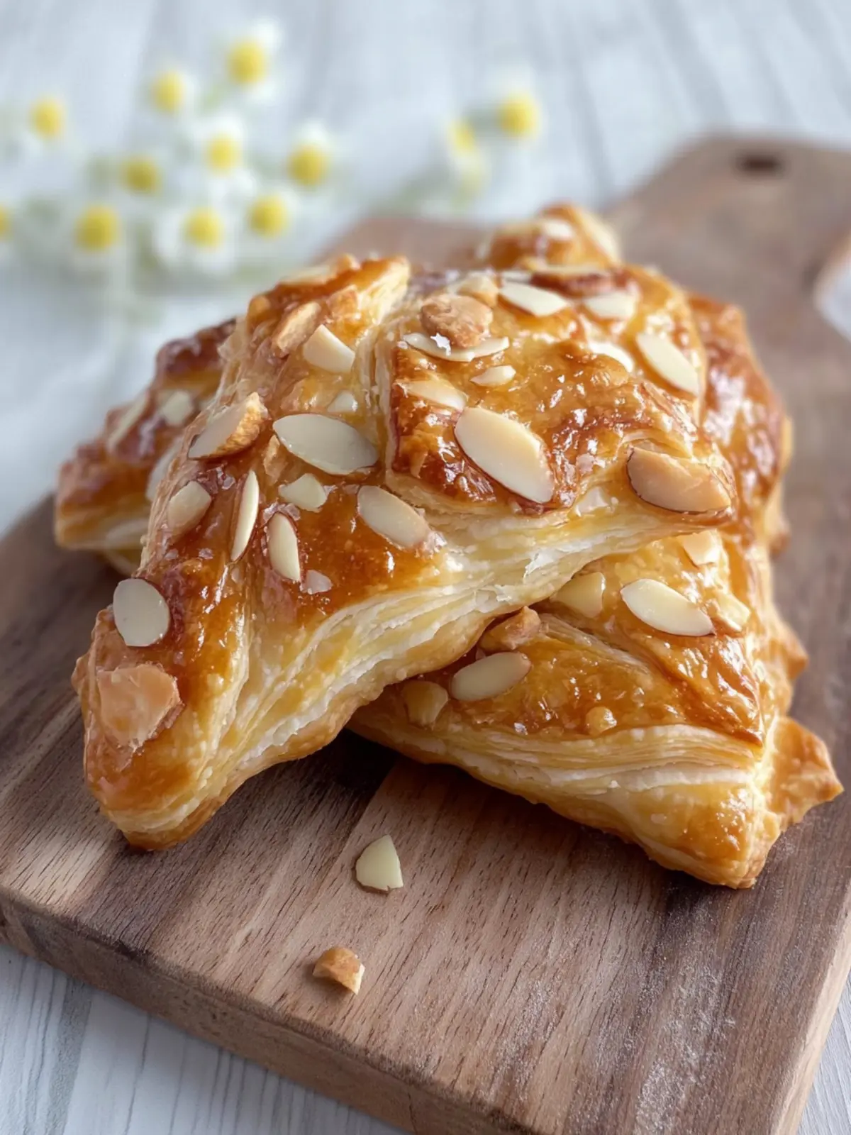 Almond Bear Claw with Puff Pastry