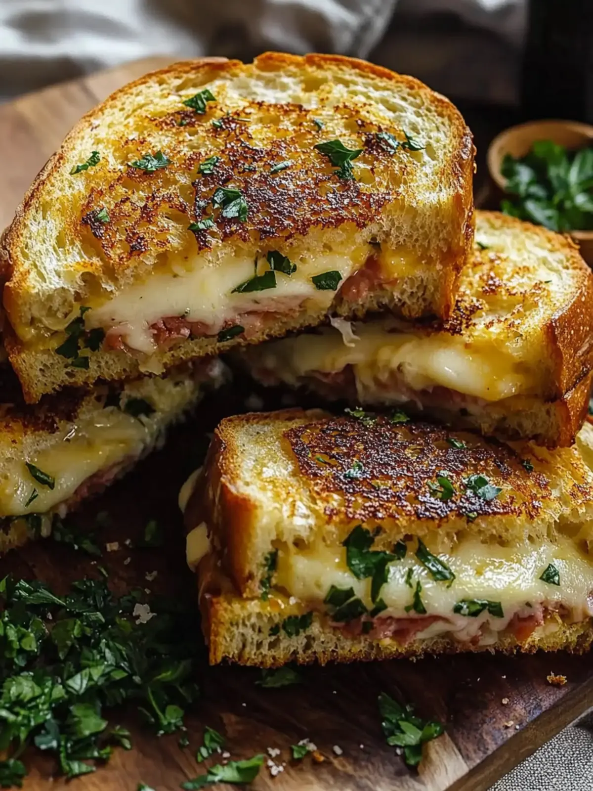 Bold & Buttery Cuban Garlic Bread Sandwiches