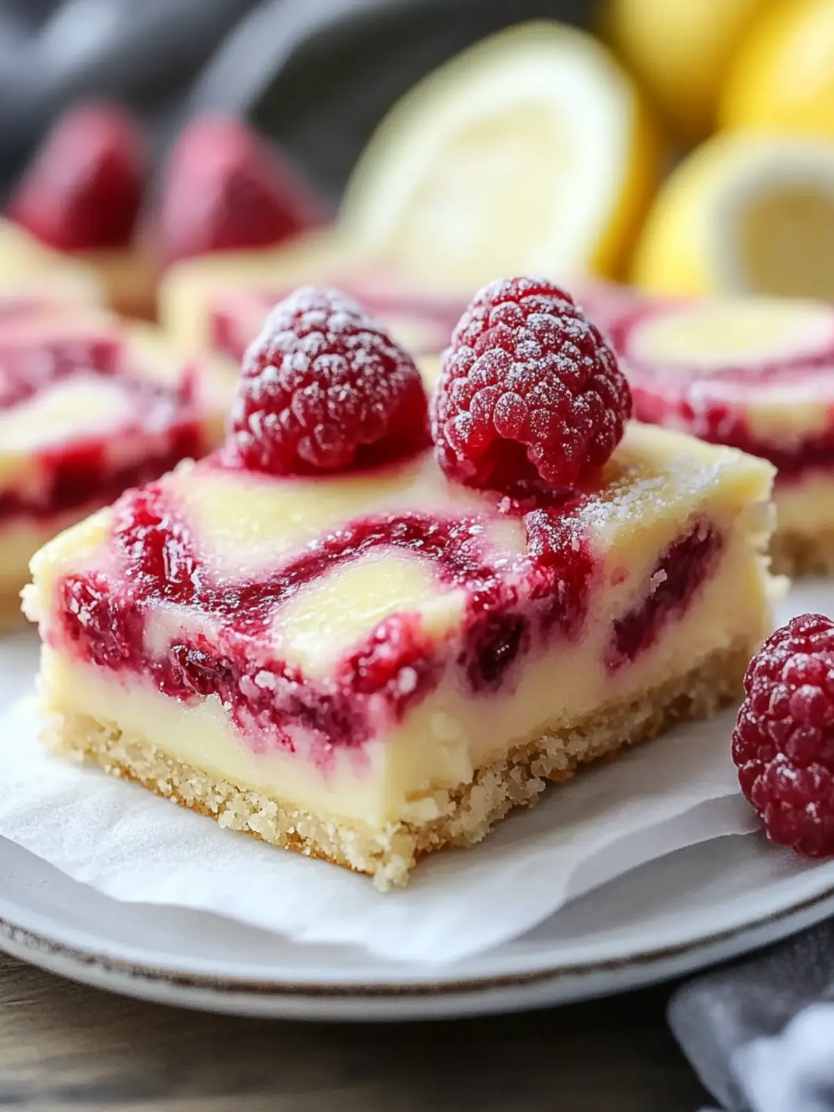 Lemon Raspberry Swirl Bars: Discover a Tasty Delight!