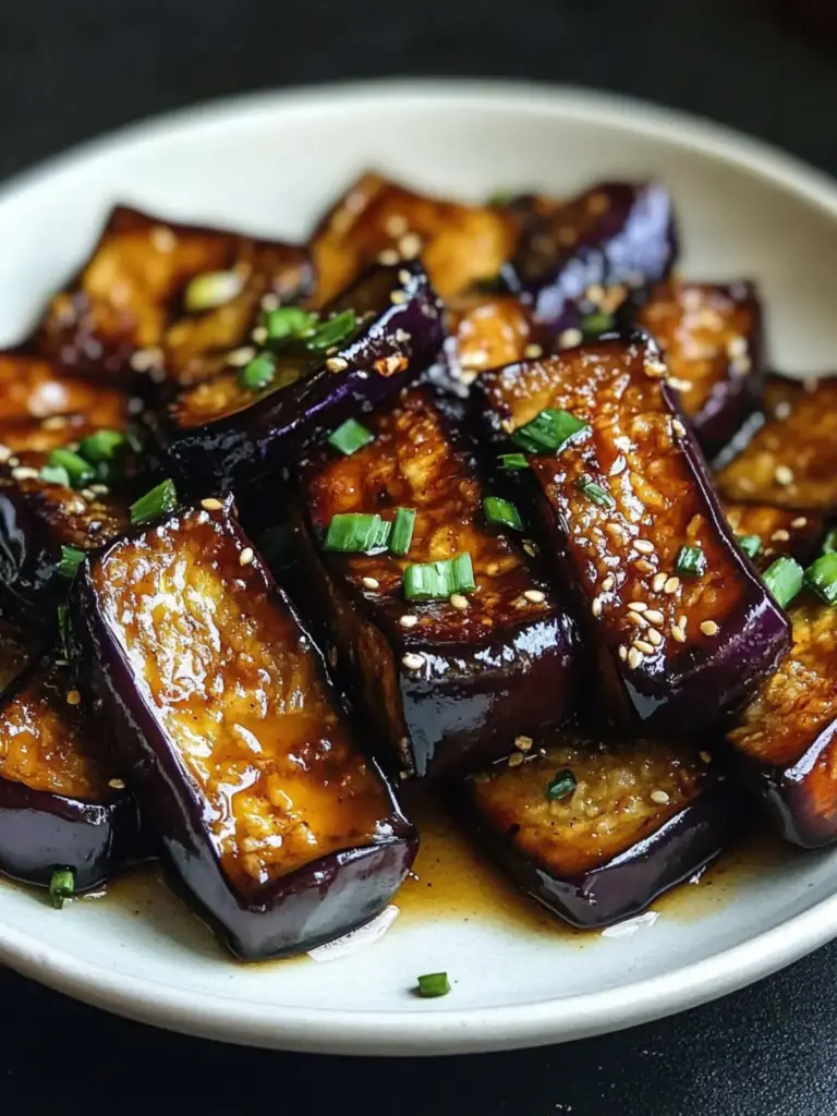 Miso Glazed Eggplant