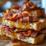 Bourbon Maple Bacon Stuffed Toast