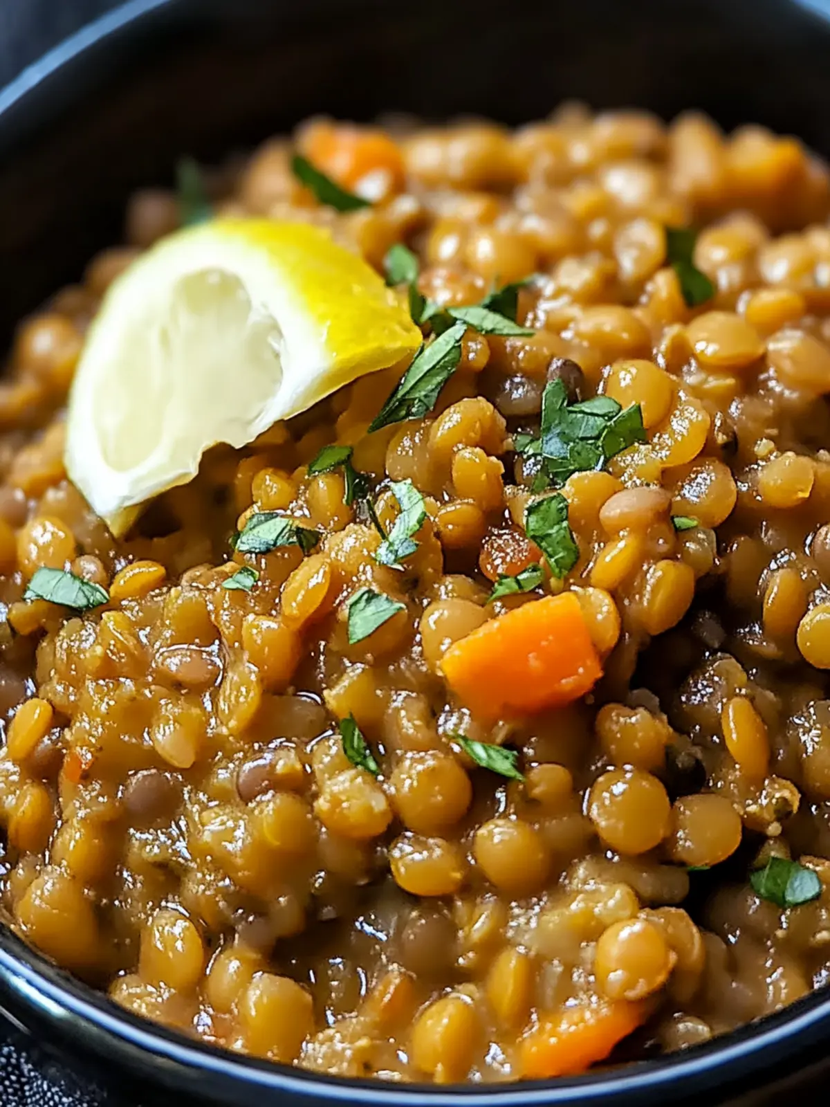 Ultimate Slow Cooker Herb Garlic Lentils