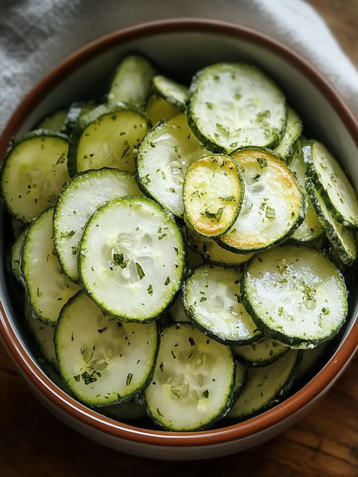 Crunchy Ranch Cucumber Chips Recipe