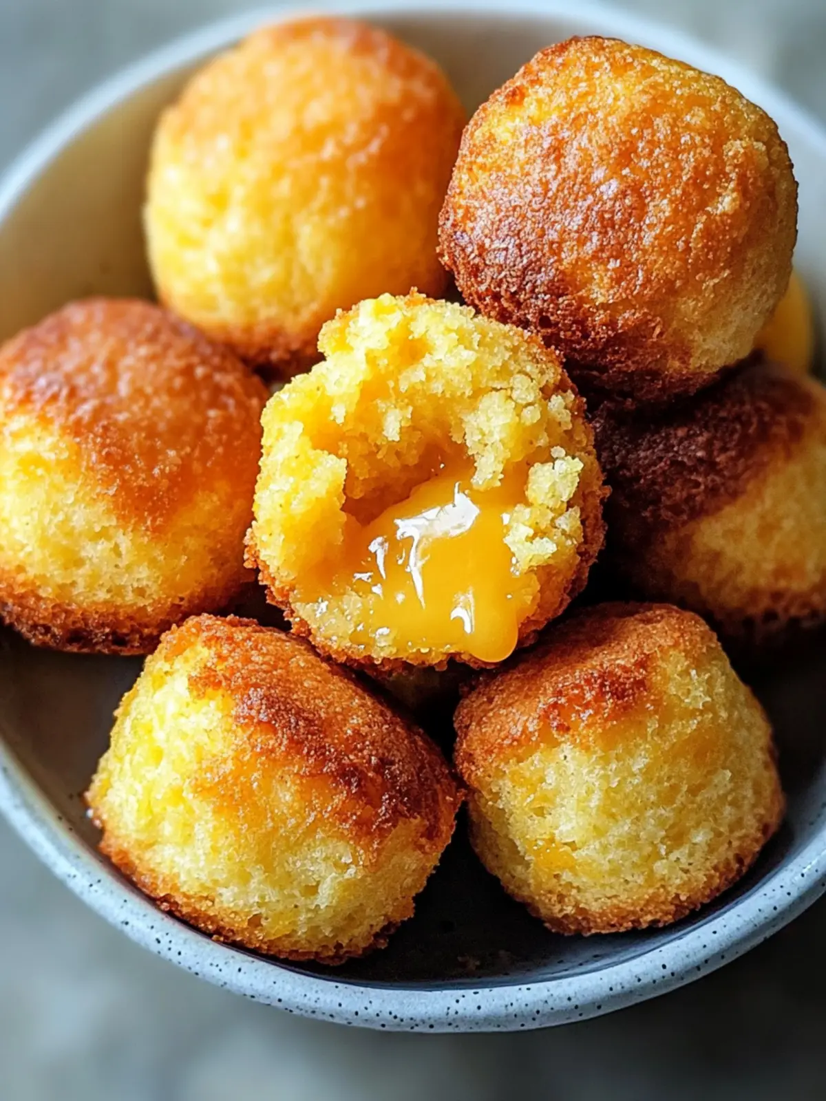 Southern-Style Honey Butter Cornbread Poppers