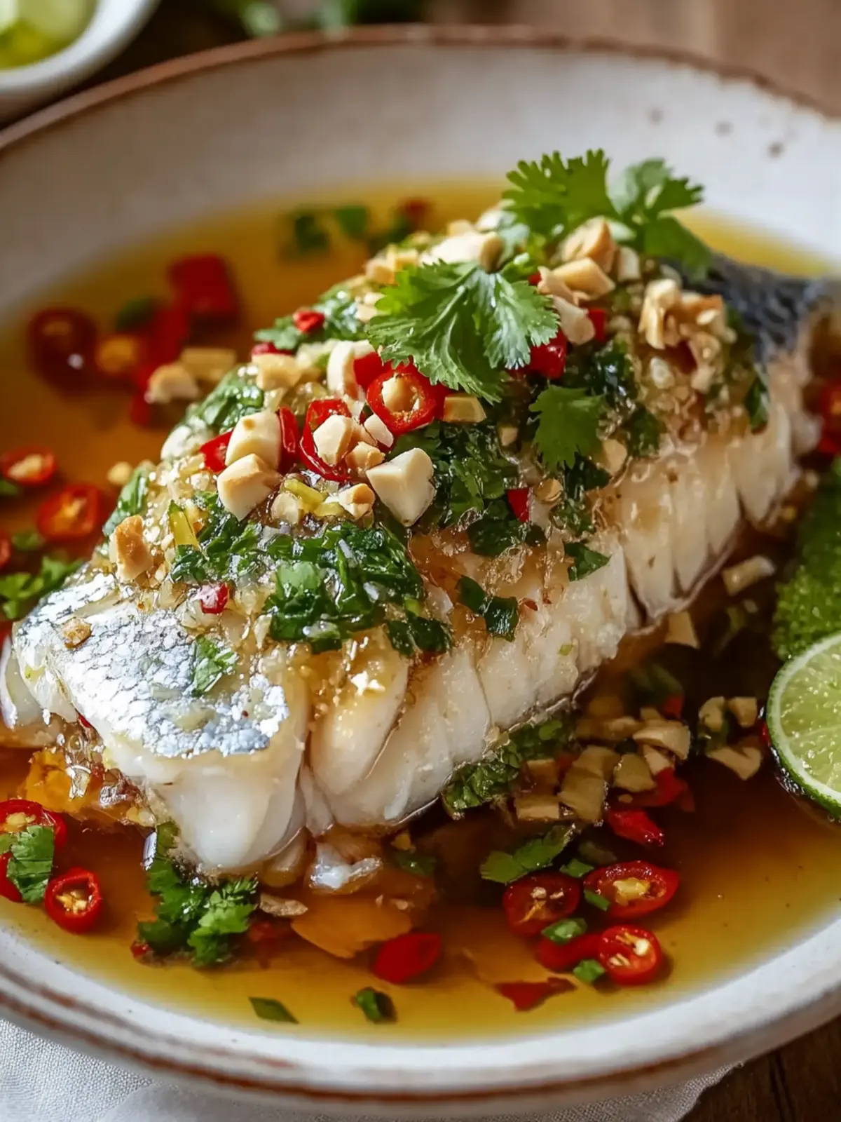 Thai Lime-Garlic Steamed Fish Recipe That Dazzles Your Tastebuds 3 Thai Lime-Garlic Steamed Fish Recipe