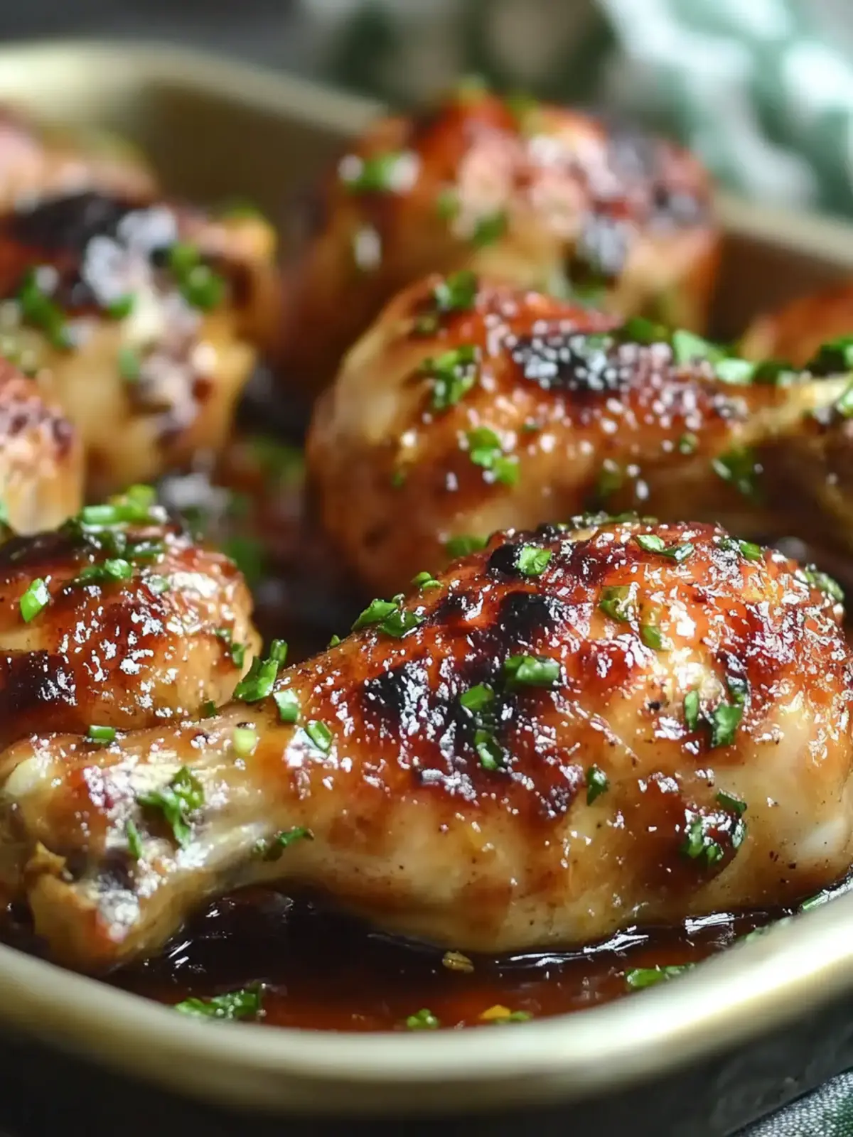 Crispy Oven Baked Honey Garlic Chicken Legs Easy Sticky Soy Glaze Recipe