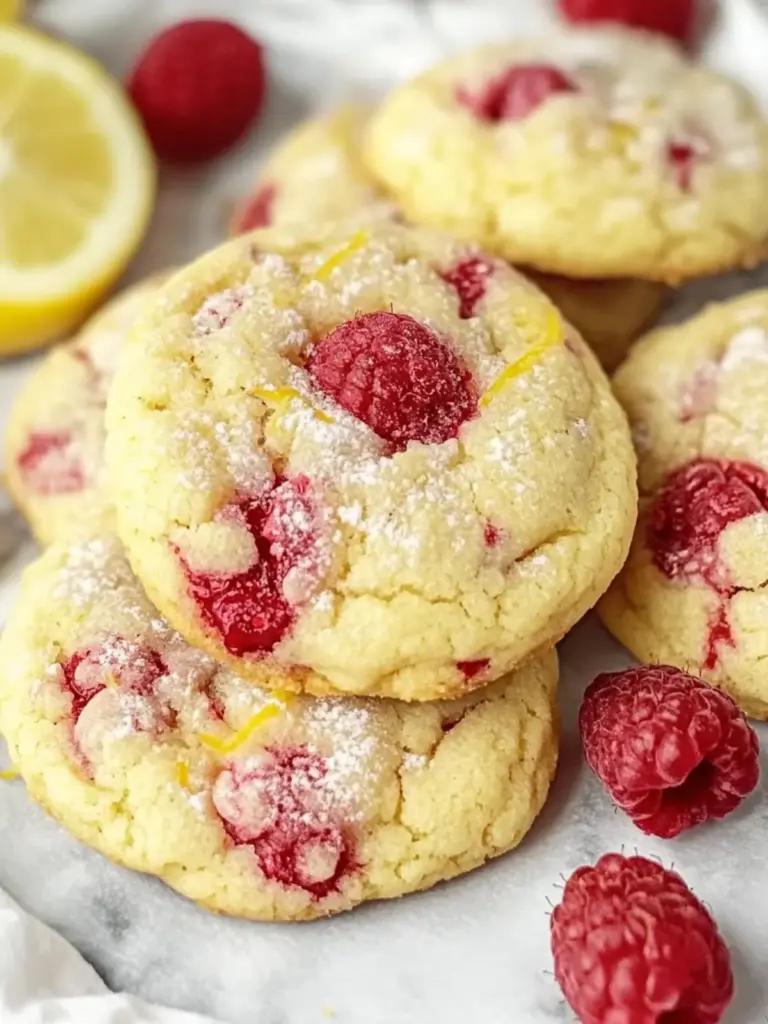 Lemon Raspberry Cookies