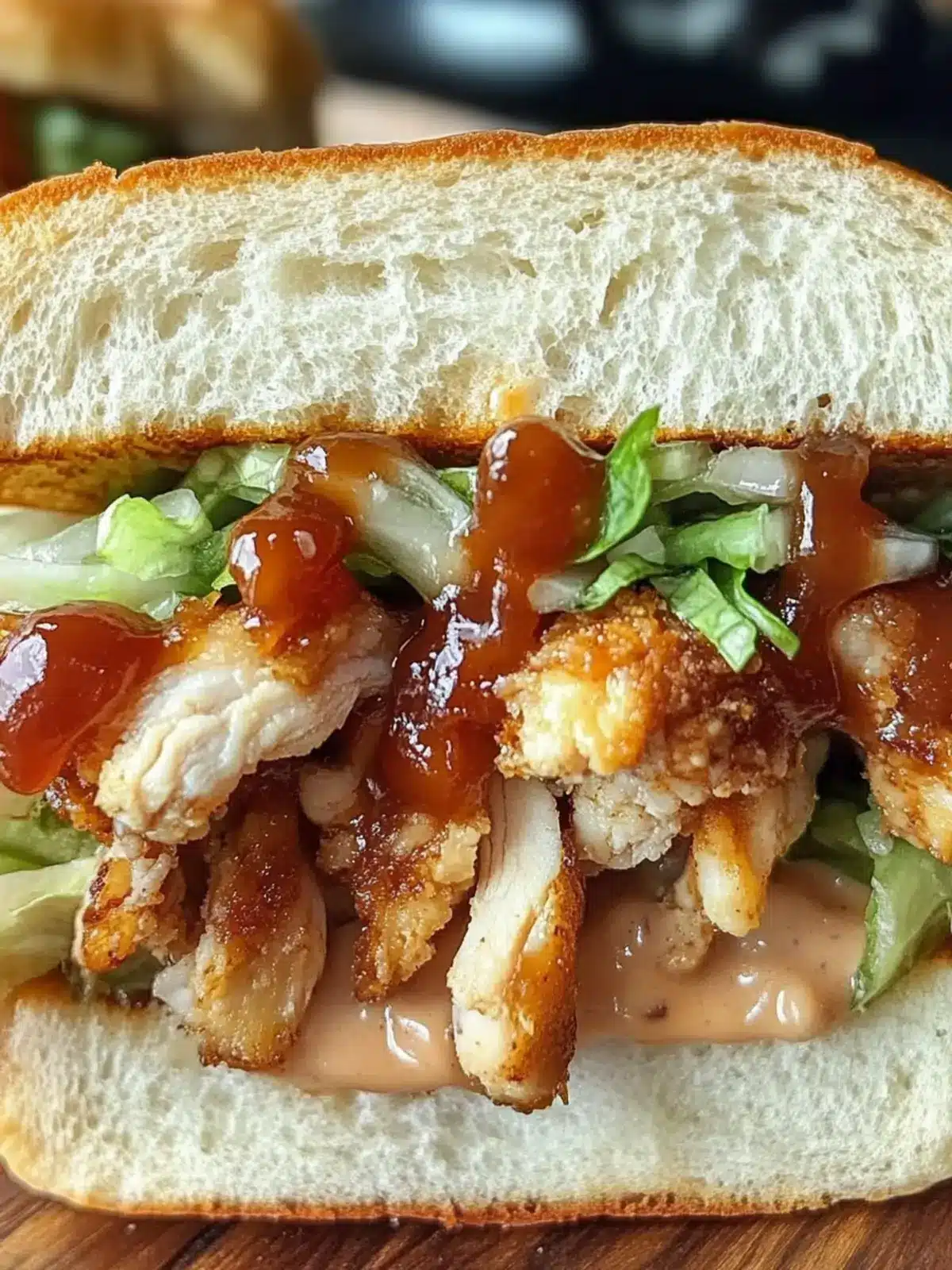 Alabama BBQ Chicken Chopped Sandwich