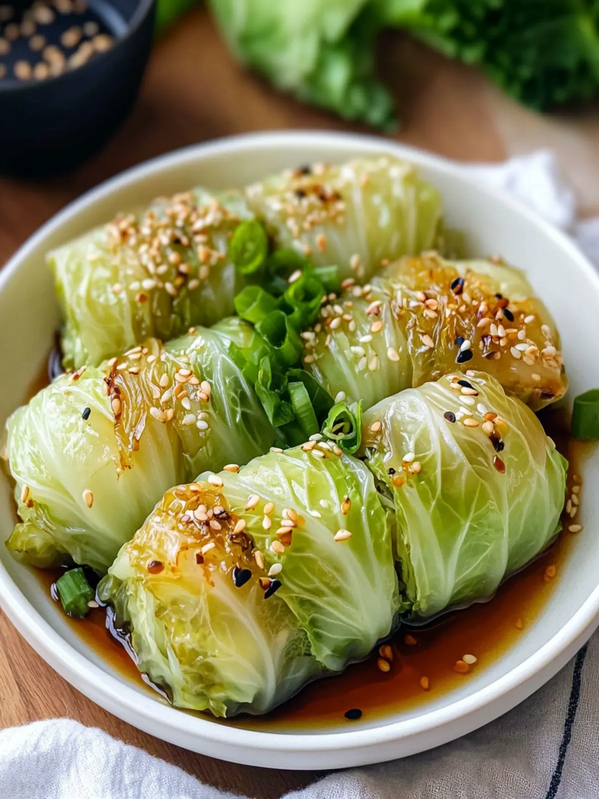 Napa Cabbage Rolls