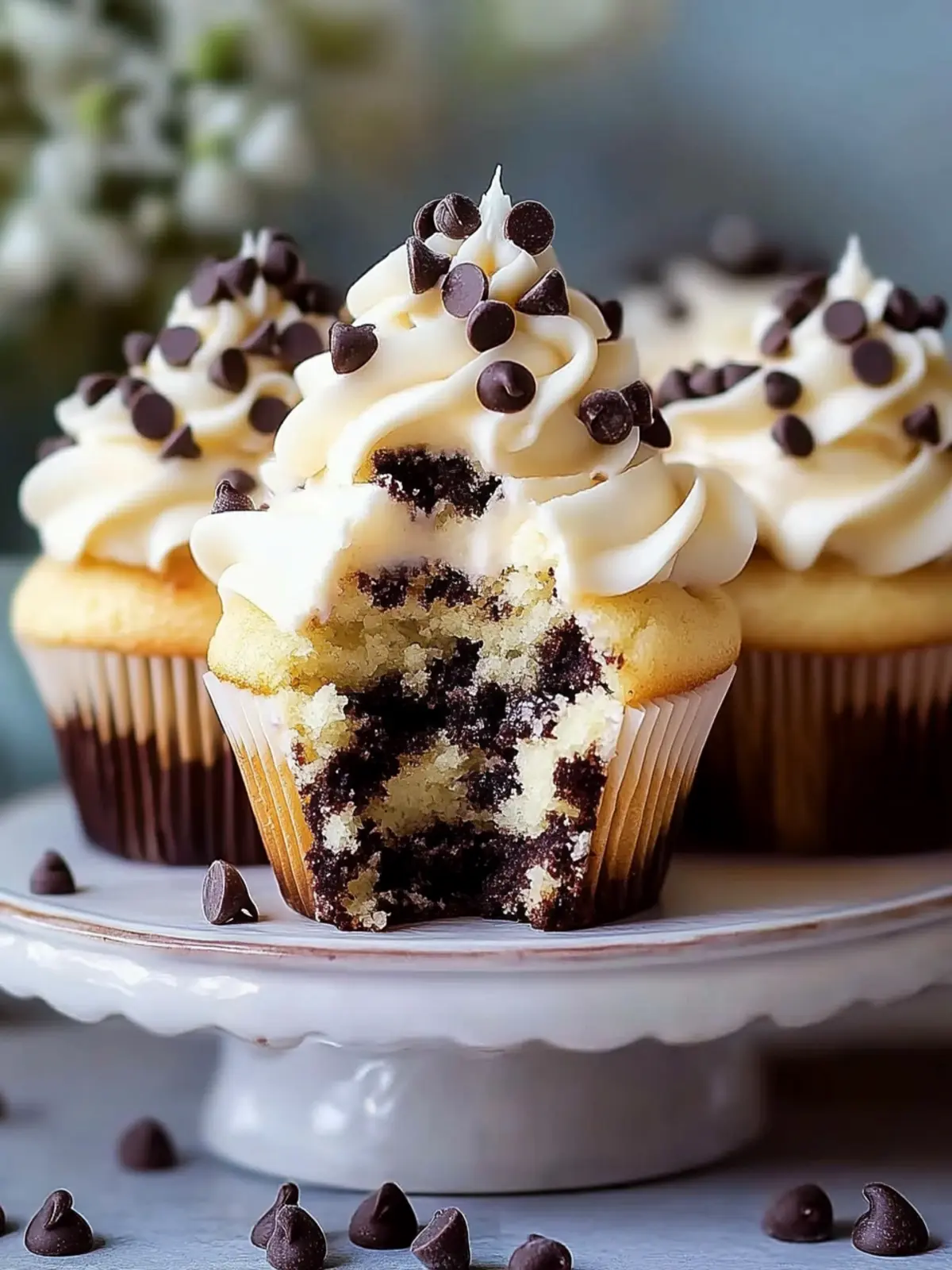 Chocolate Chip Heaven Cupcakes