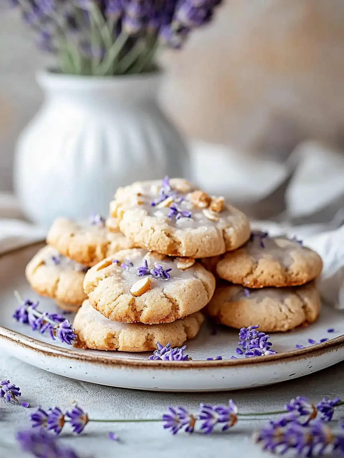 Lavender Honey Crunch Cookies for Sweet Floral Bliss 4 Lavender Honey Crunch Cookies