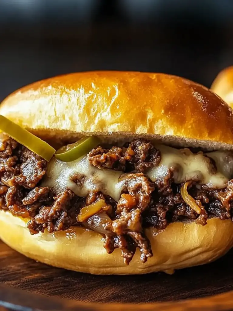 Gordon Ramsay Philly Cheesesteak Sloppy Joes (Ava-Style)