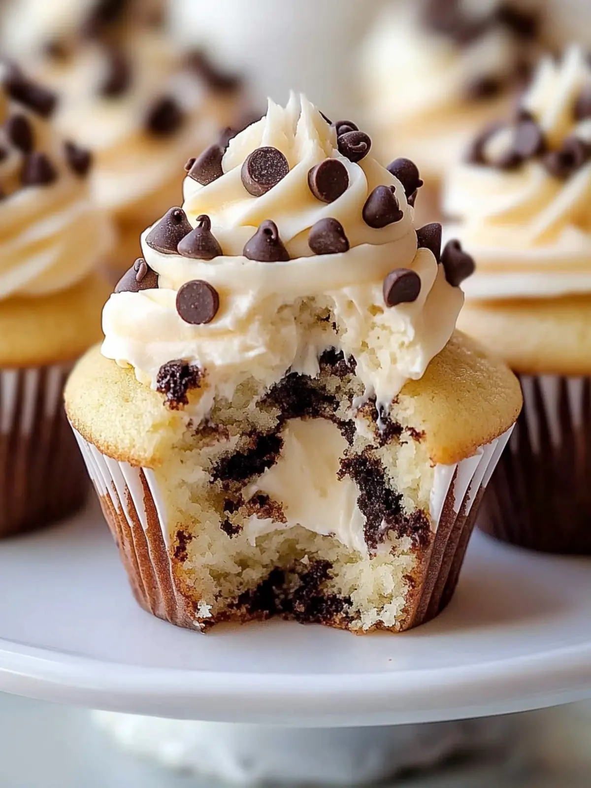 Chocolate Chip Heaven Cupcakes