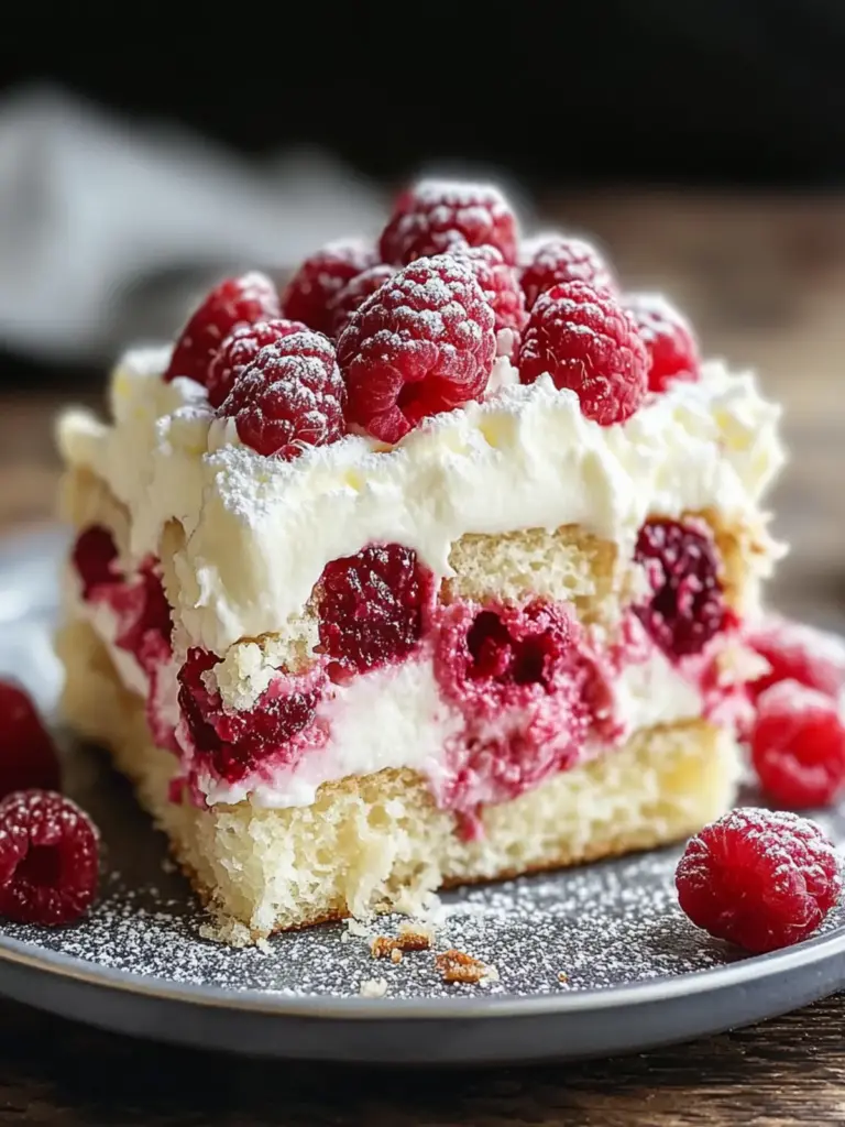 Delightful White Chocolate Raspberry Tiramisu