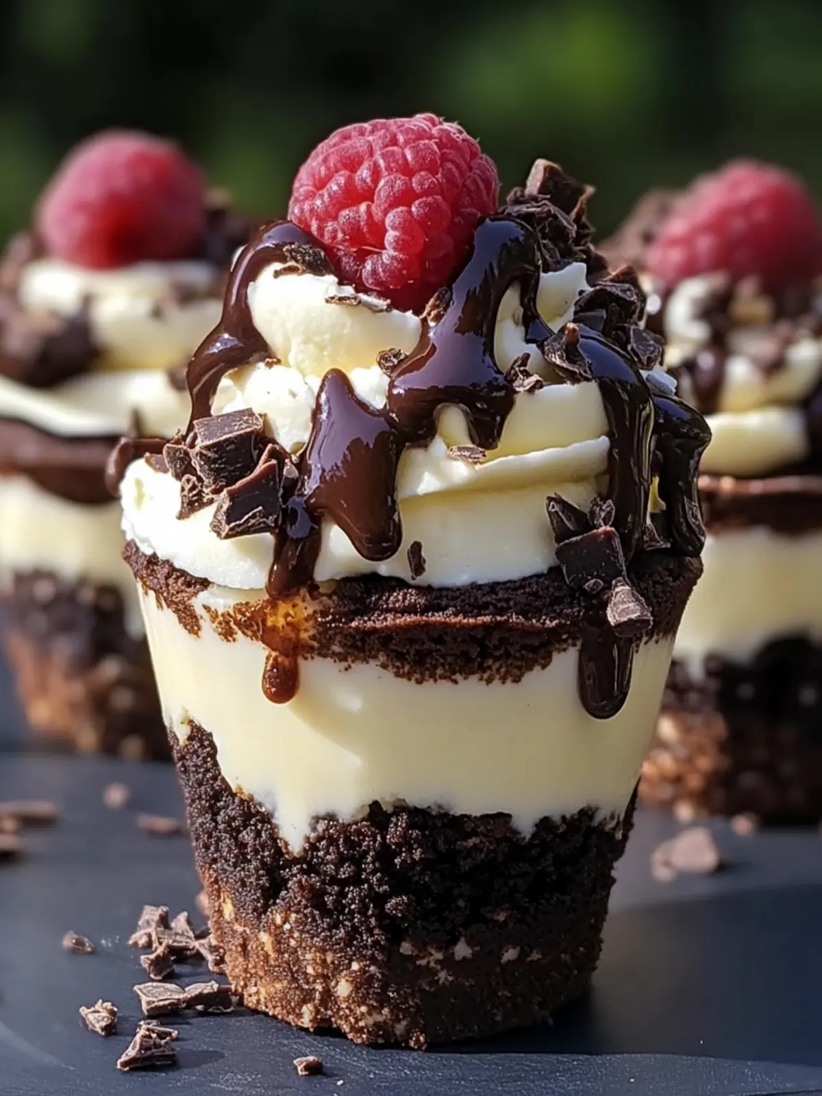 Loaded Brownie Cheesecake Cups