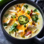 Spicy Jalapeño Popper Chicken Soup