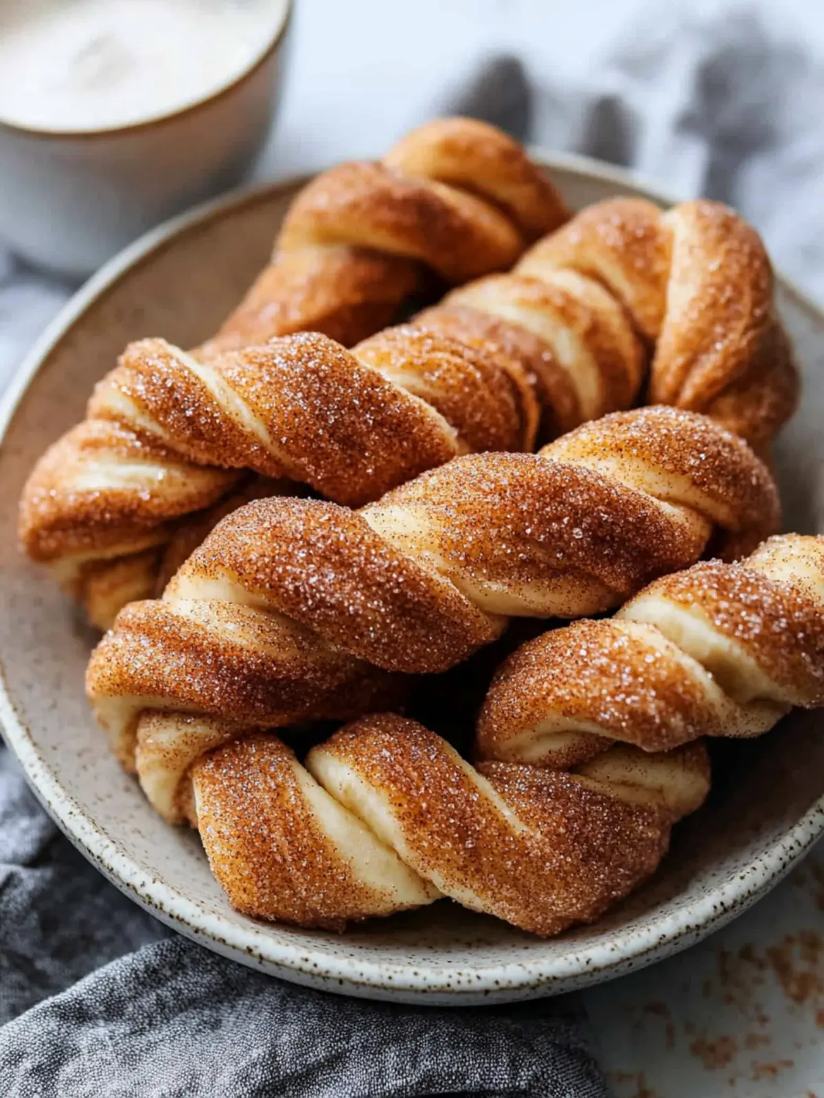 Cinnamon Sugar Breakfast Twists