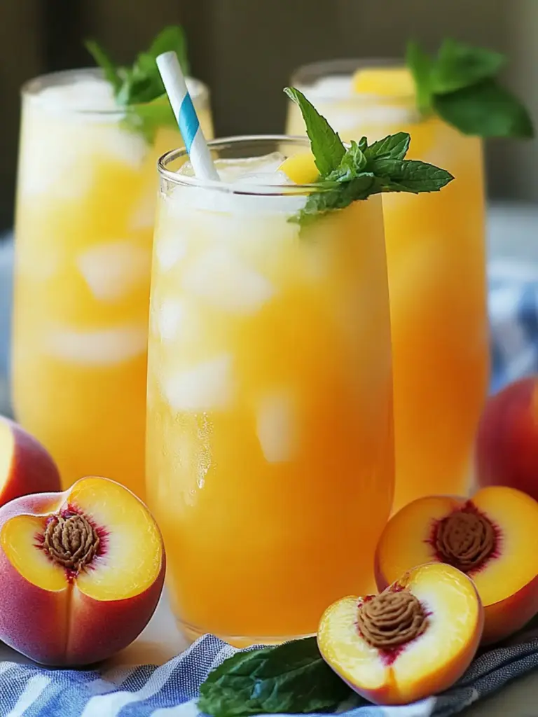 Sweet & Tart Peach Lemonade Recipe: Perfect Summer Refreshment