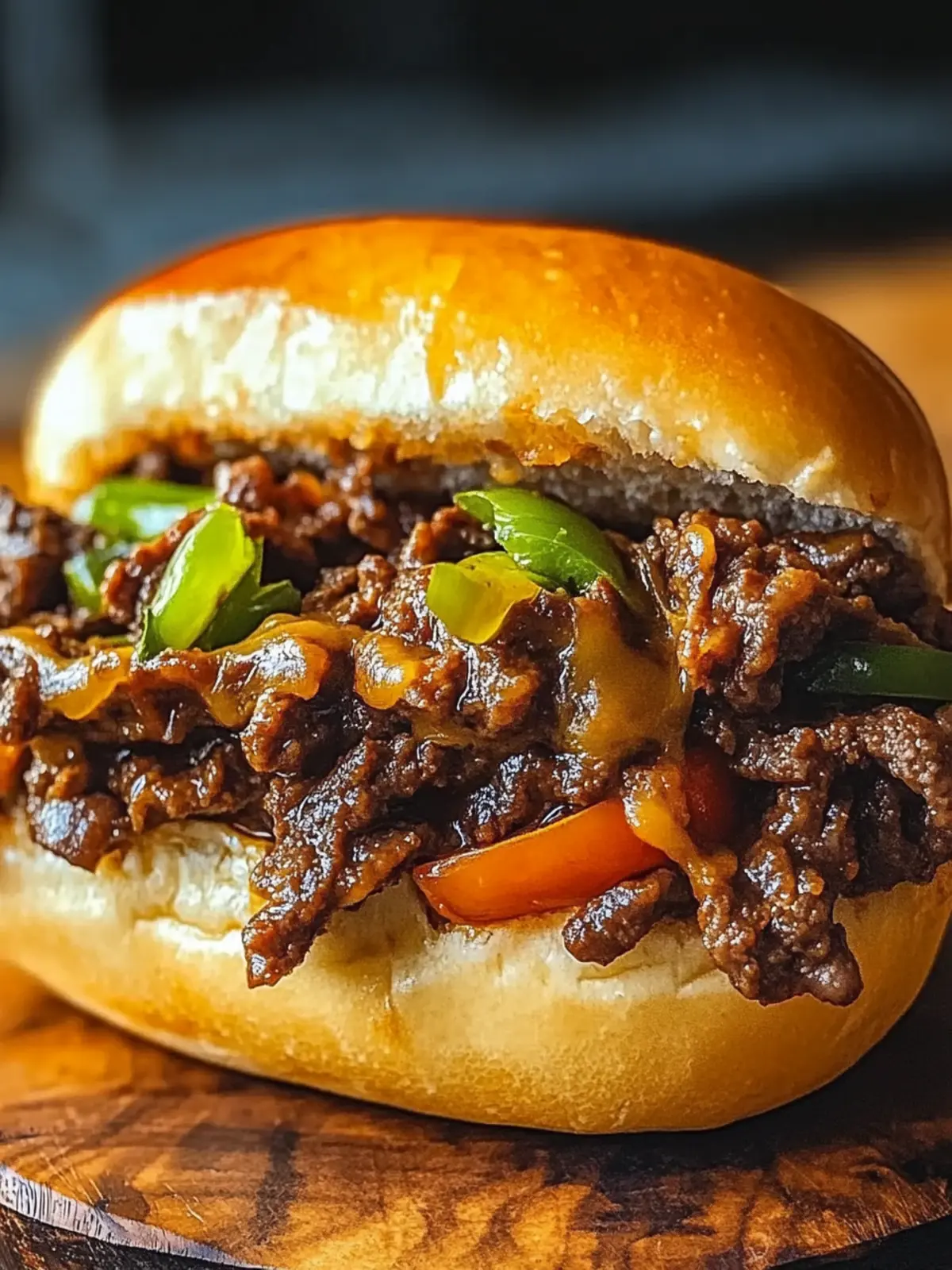 Gordon Ramsay Philly Cheesesteak Sloppy Joes (Ava-Style)