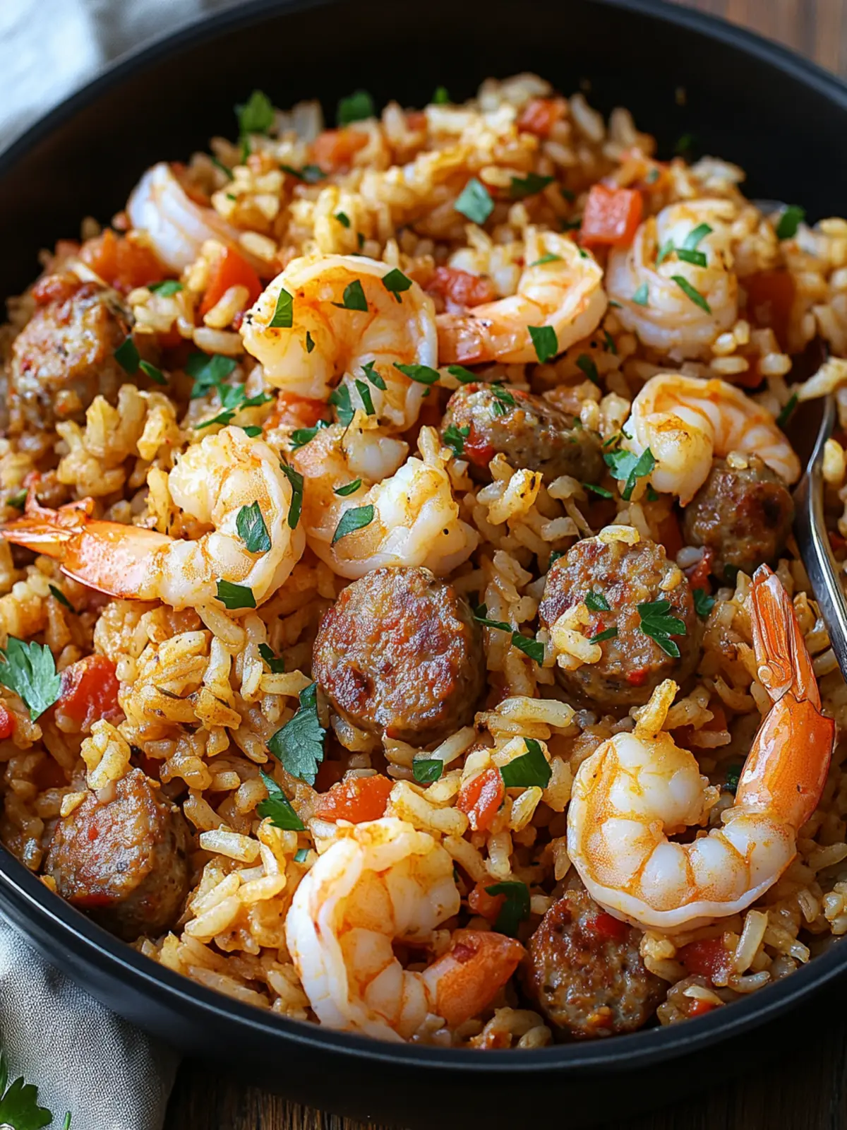 Shrimp Sausage Dirty Rice Recipe