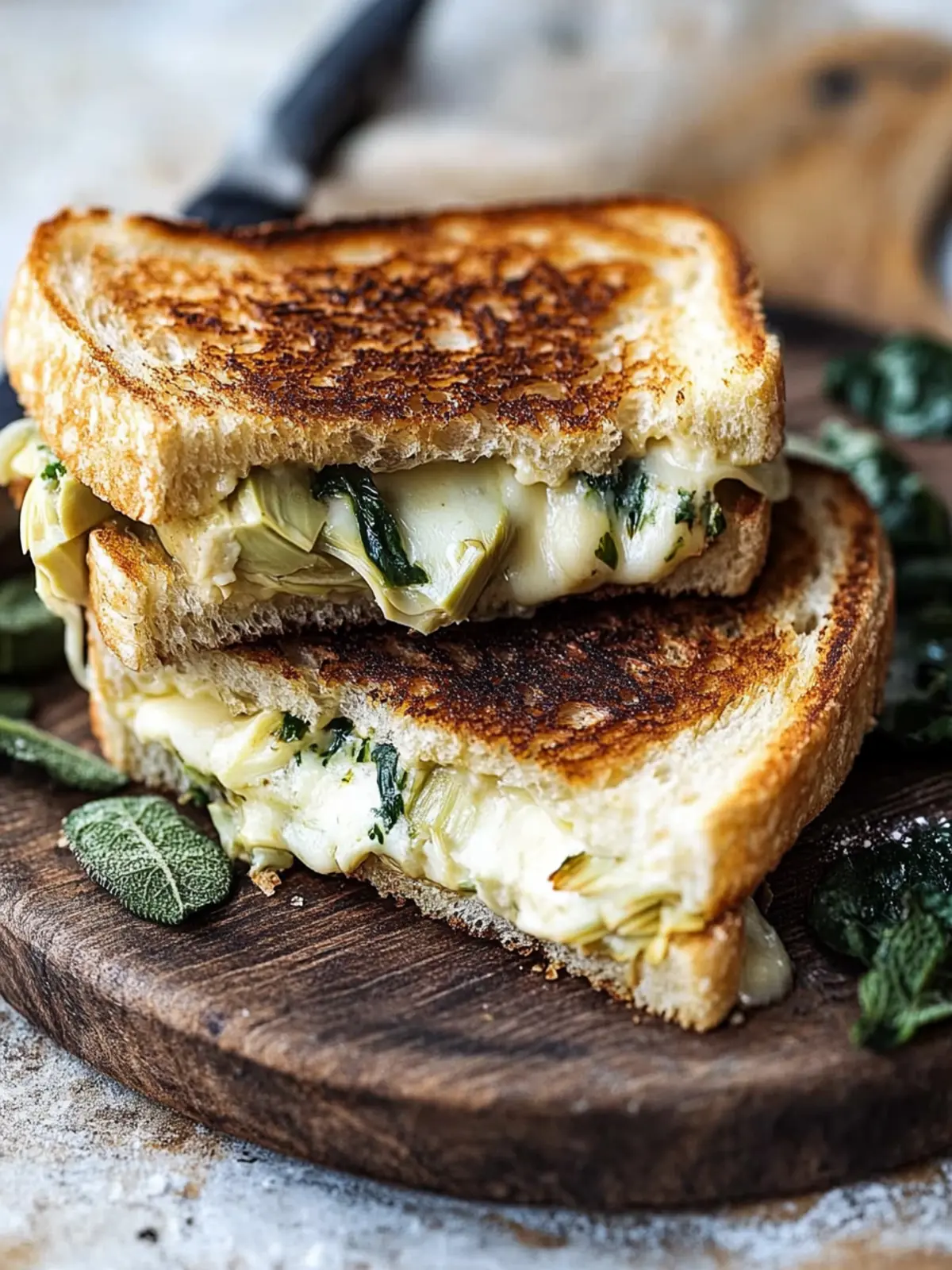 Artichoke and Mozzarella Grilled Cheese Recipe