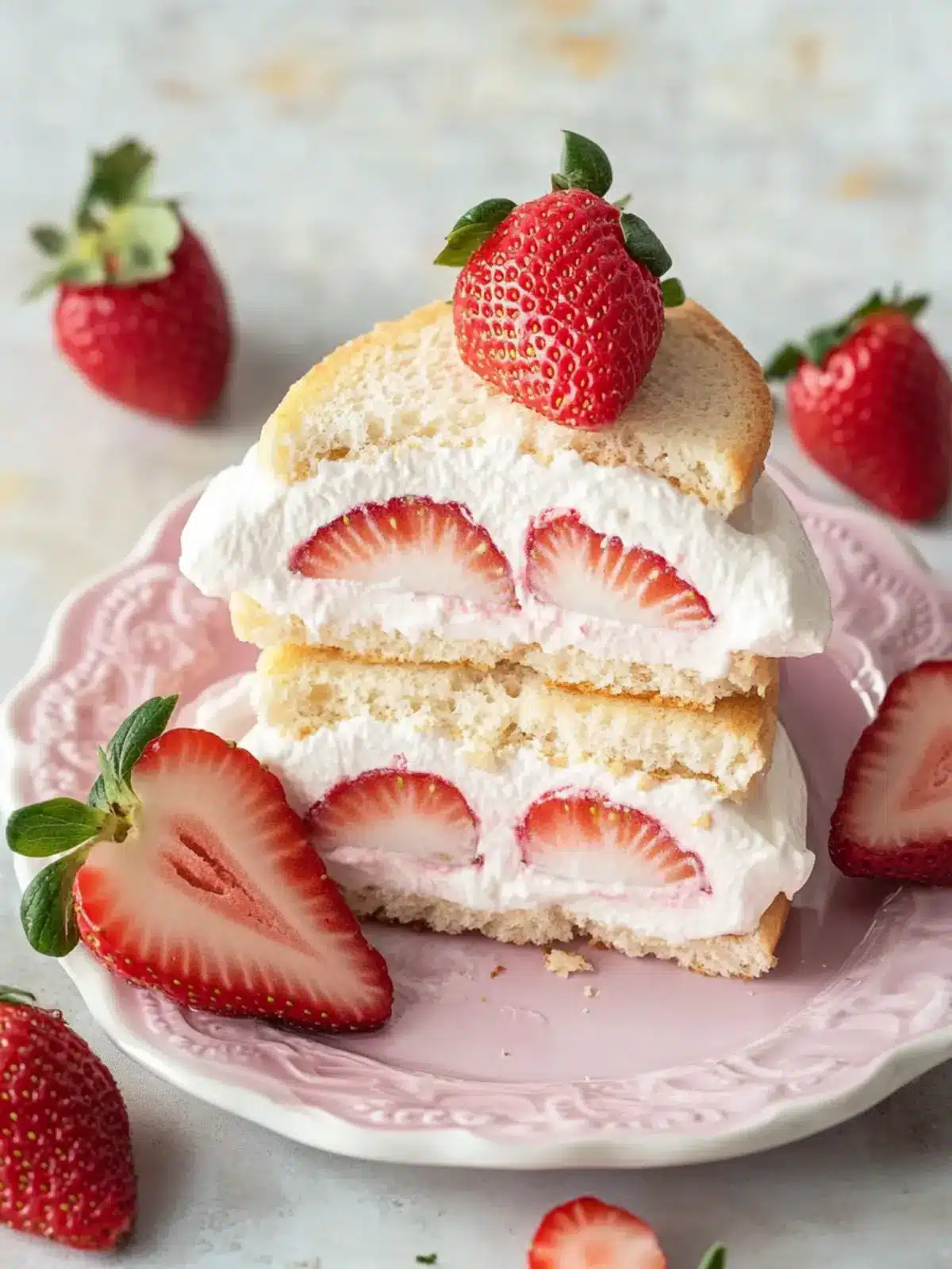 Scrumptious Strawberry Cream Sandwiches