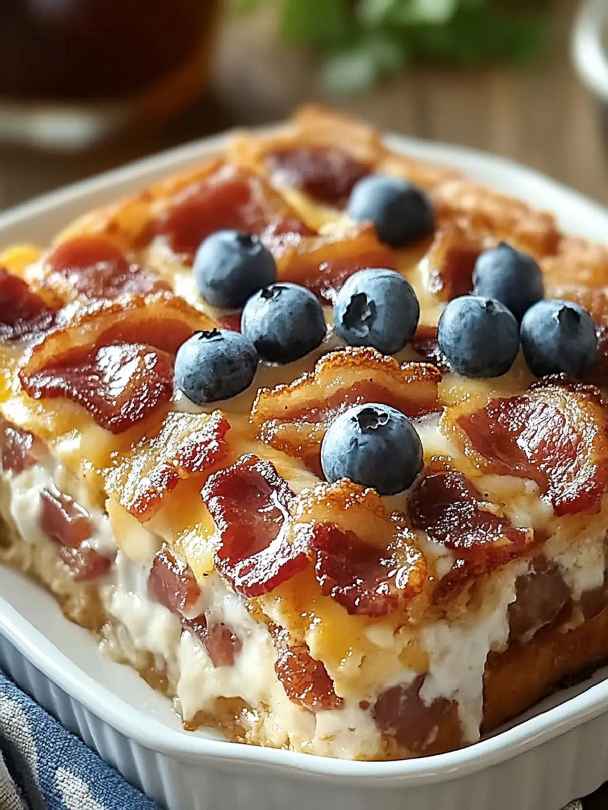 Easy Maple Bacon Breakfast Casserole