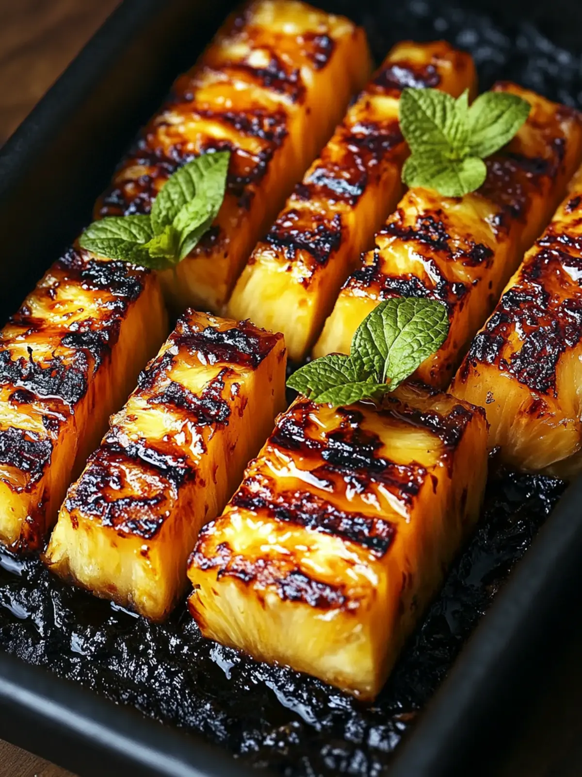 Brown Sugar Grilled Pineapple
