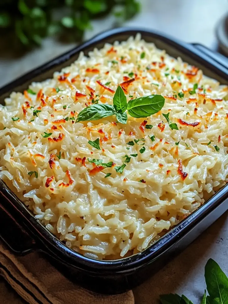 Best Creamy Baked Rice Dish Recipe