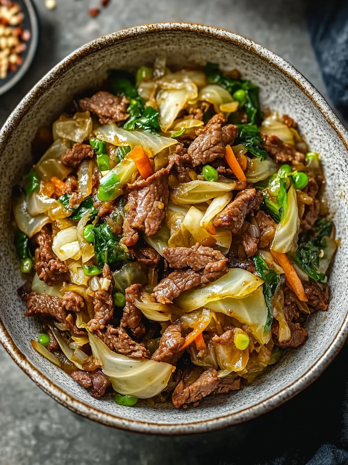 Keto Beef and Cabbage Stir-Fry