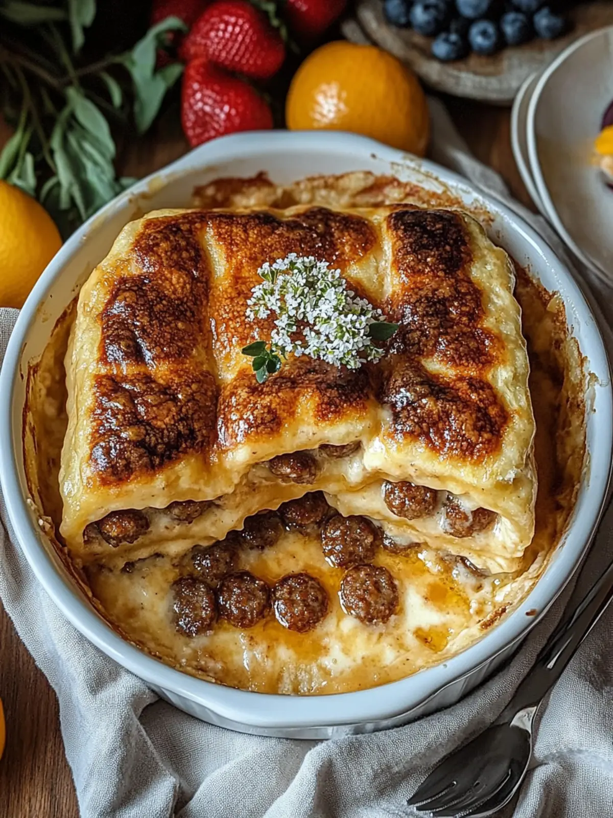 Pancake Sausage Casserole