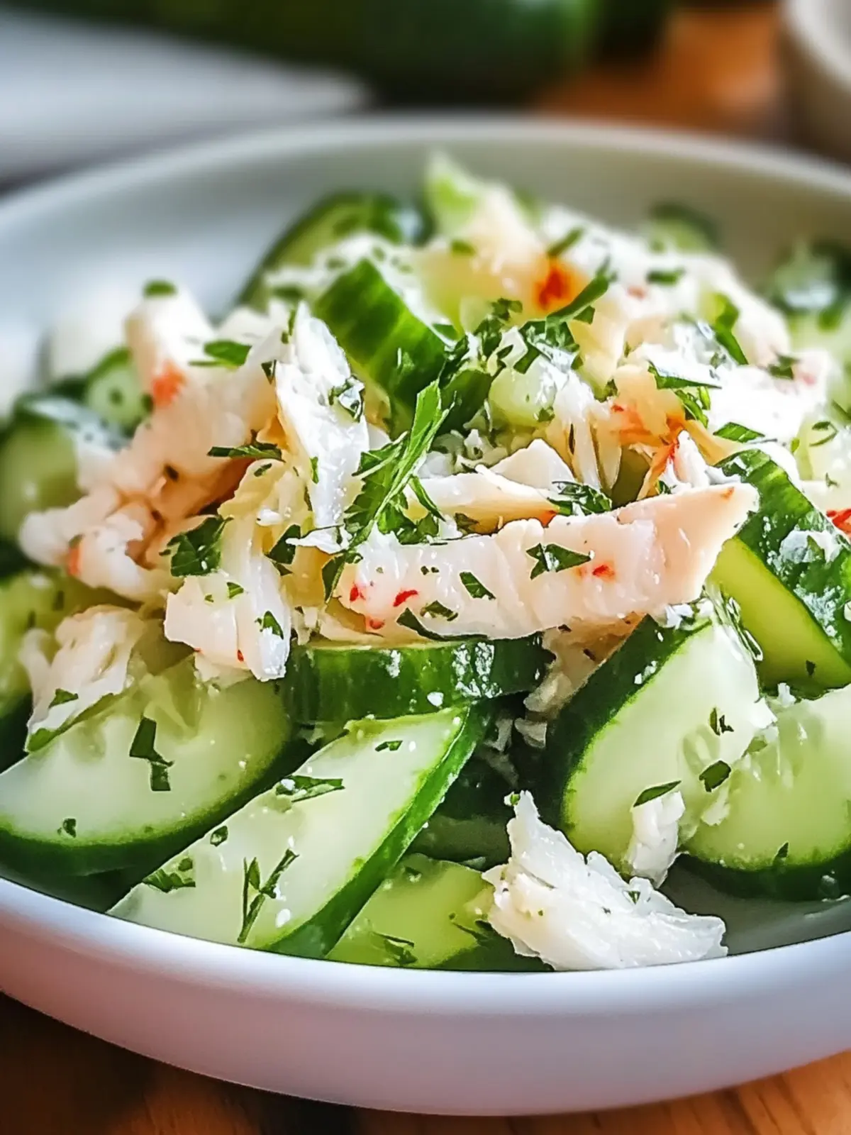 Cucumber Salad with Crab Meat: A Refreshing Summer Must-Try
