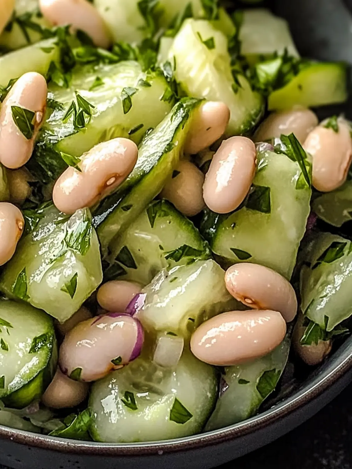 Dilly White Bean Cucumber Salad