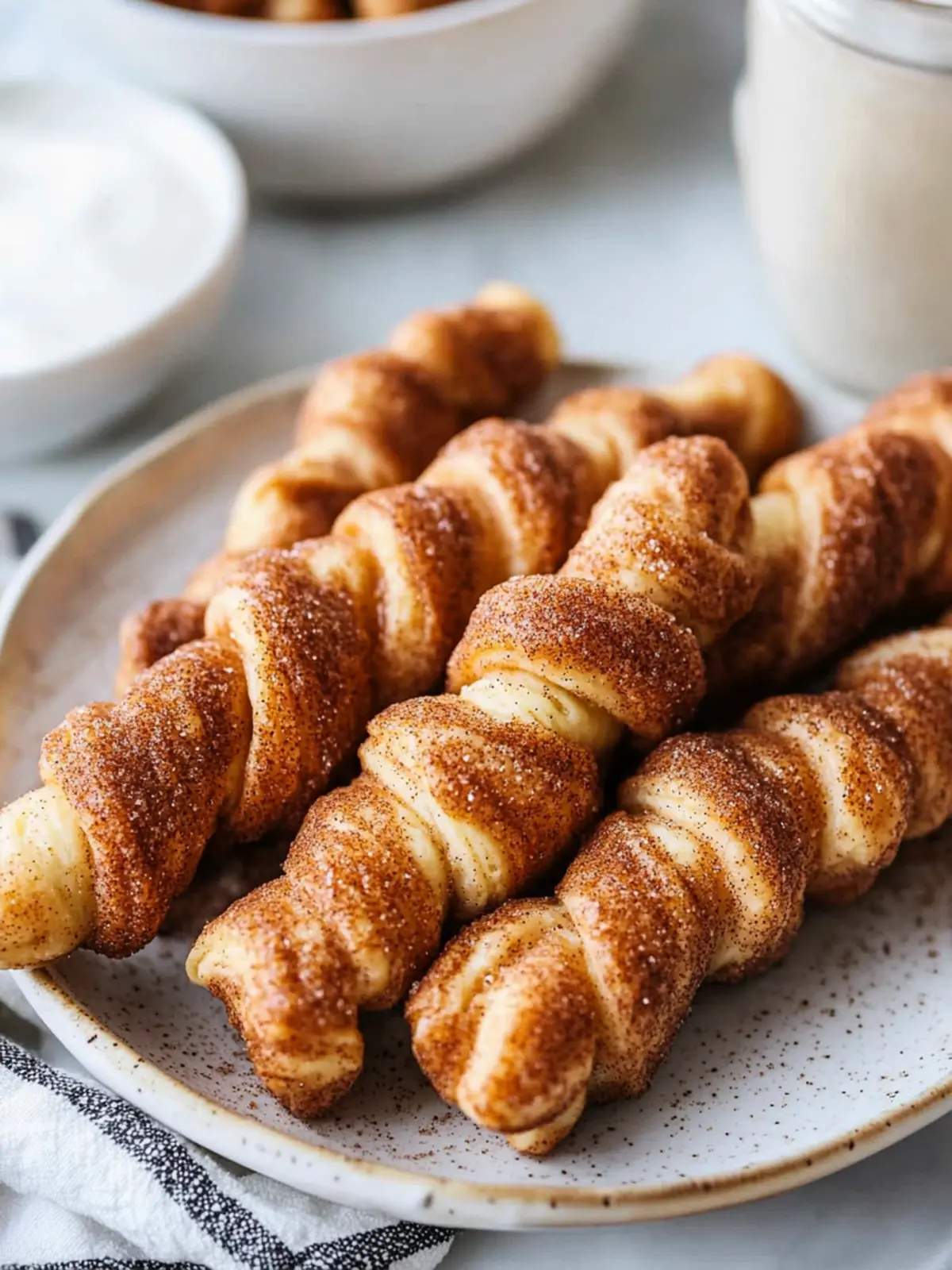 Cinnamon Sugar Breakfast Twists