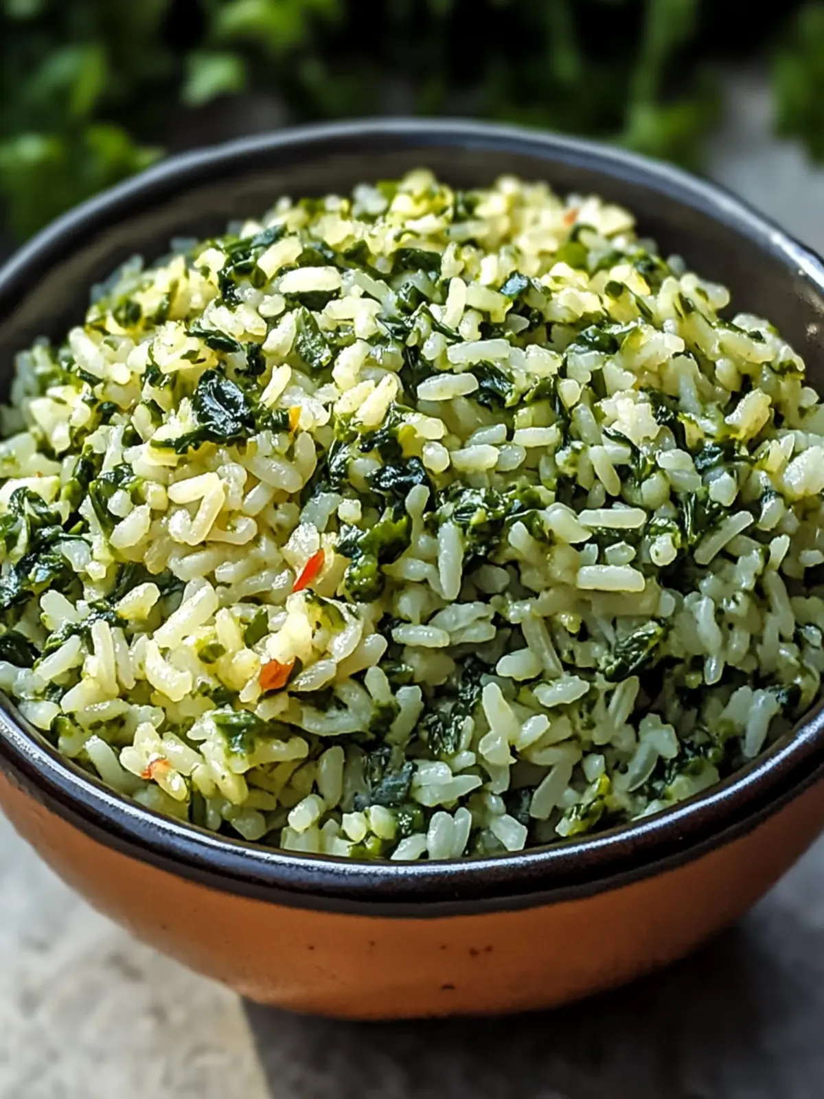 Creamy Spinach Rice