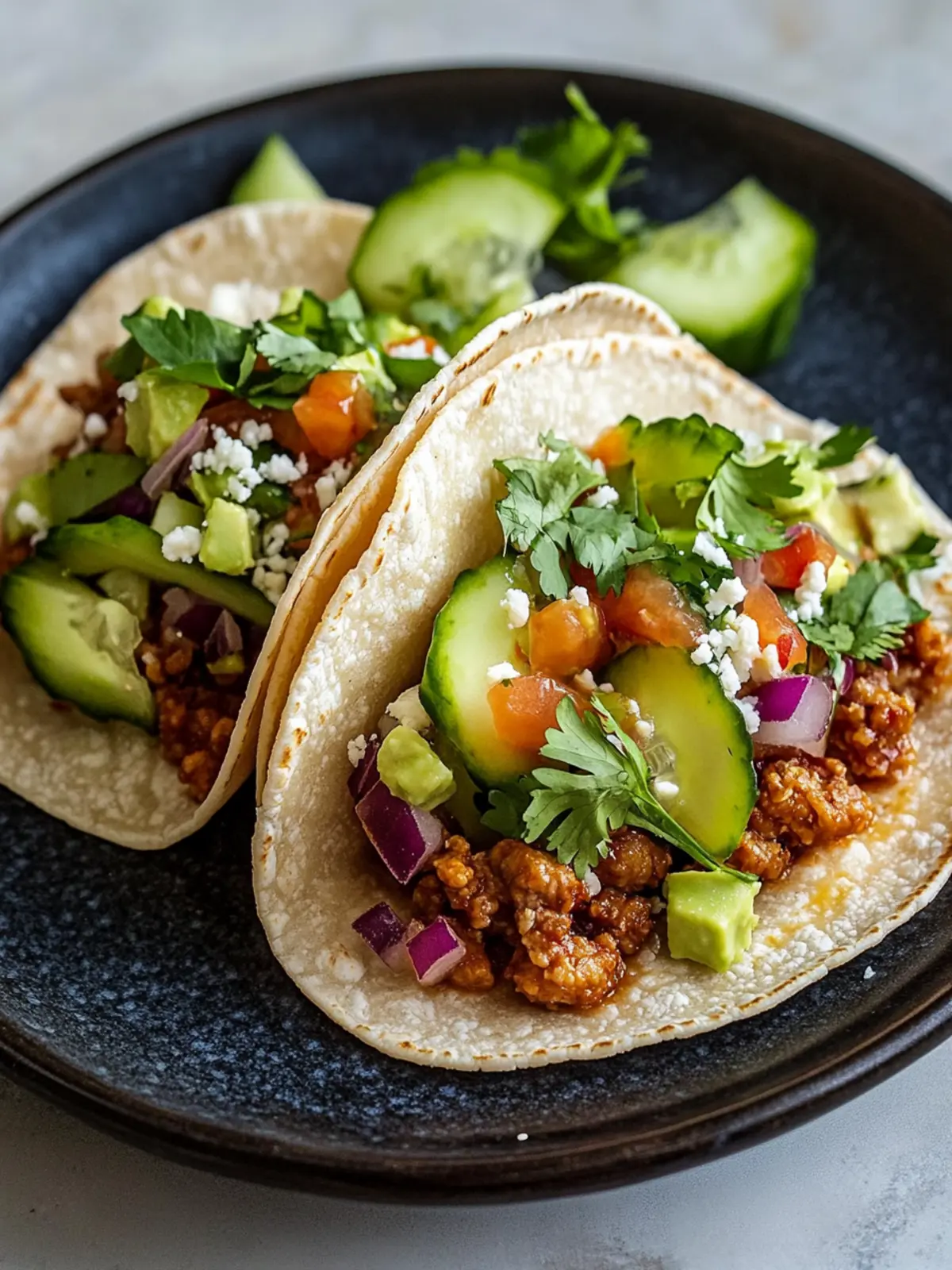 Smash Dumpling Tacos