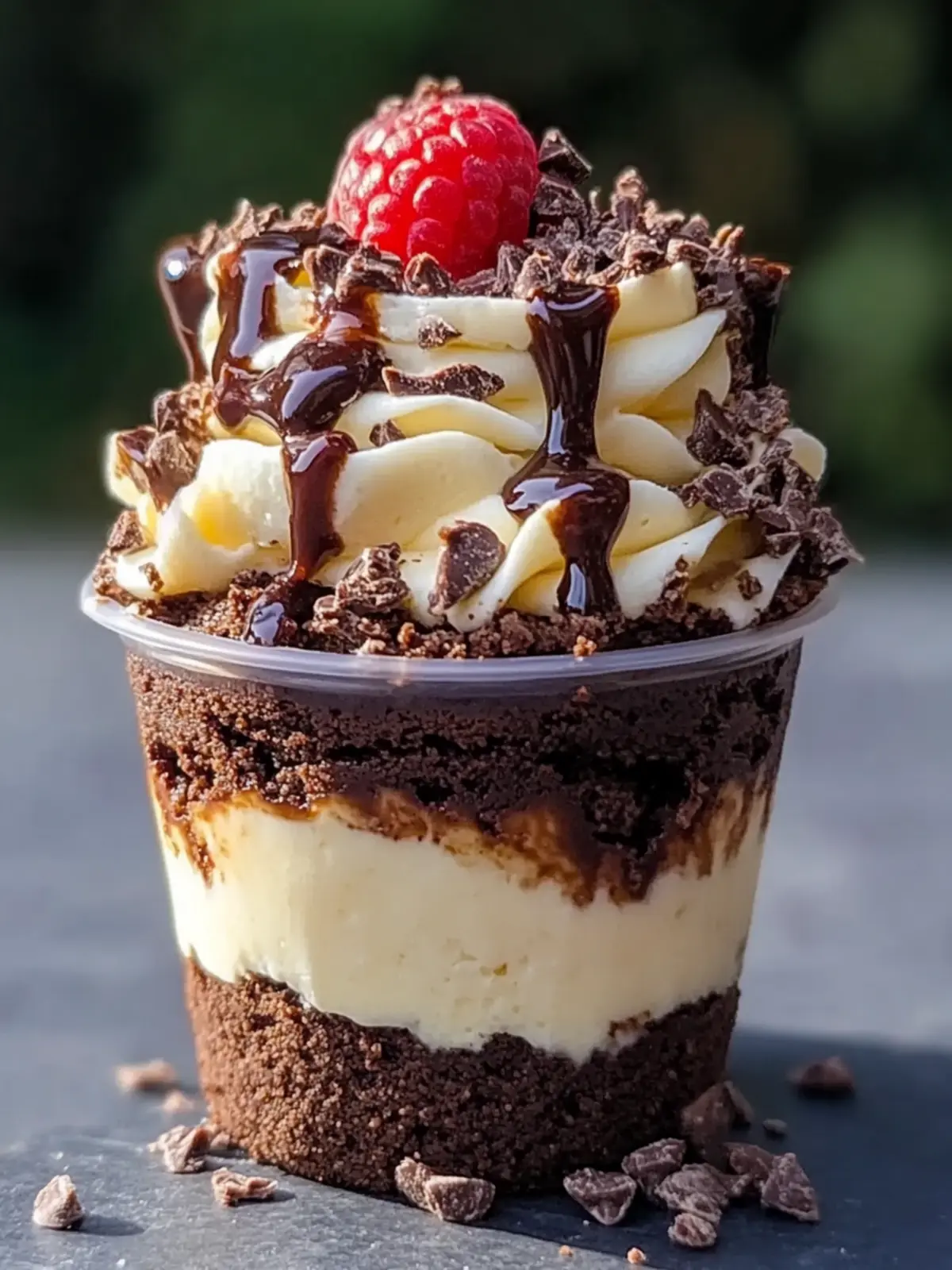 Loaded Brownie Cheesecake Cups