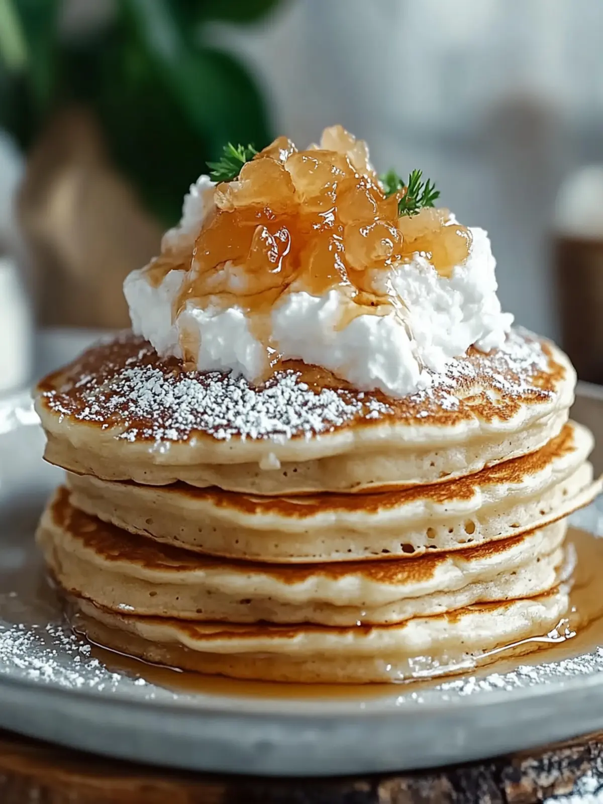 Indulgent Sweet Coconut Cream Pancakes for a Tropical Twist