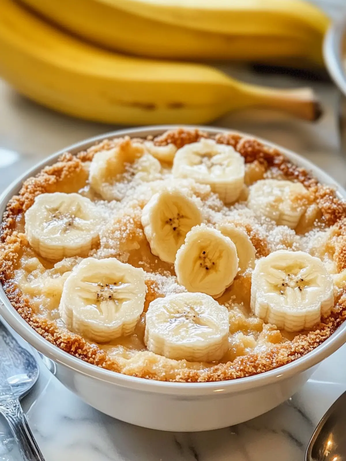 The Best Southern Banana Cobbler Dessert