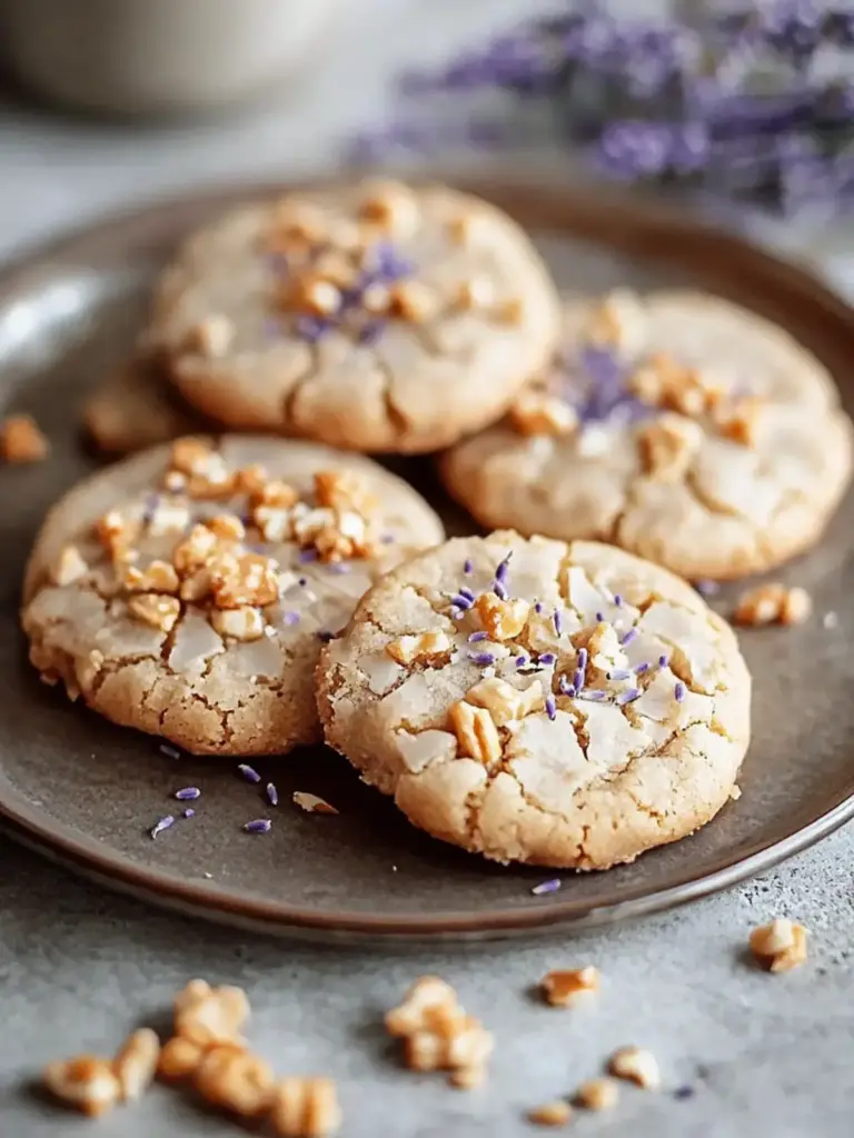 Lavender Honey Crunch Cookies