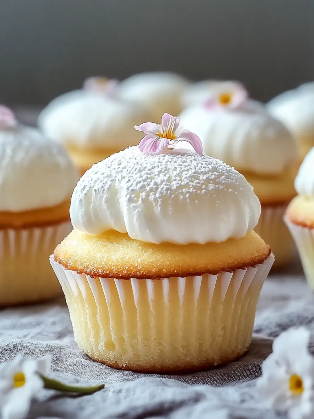 Fluffy Japanese Cotton Cheesecake Cupcakes to Wow Your Guests