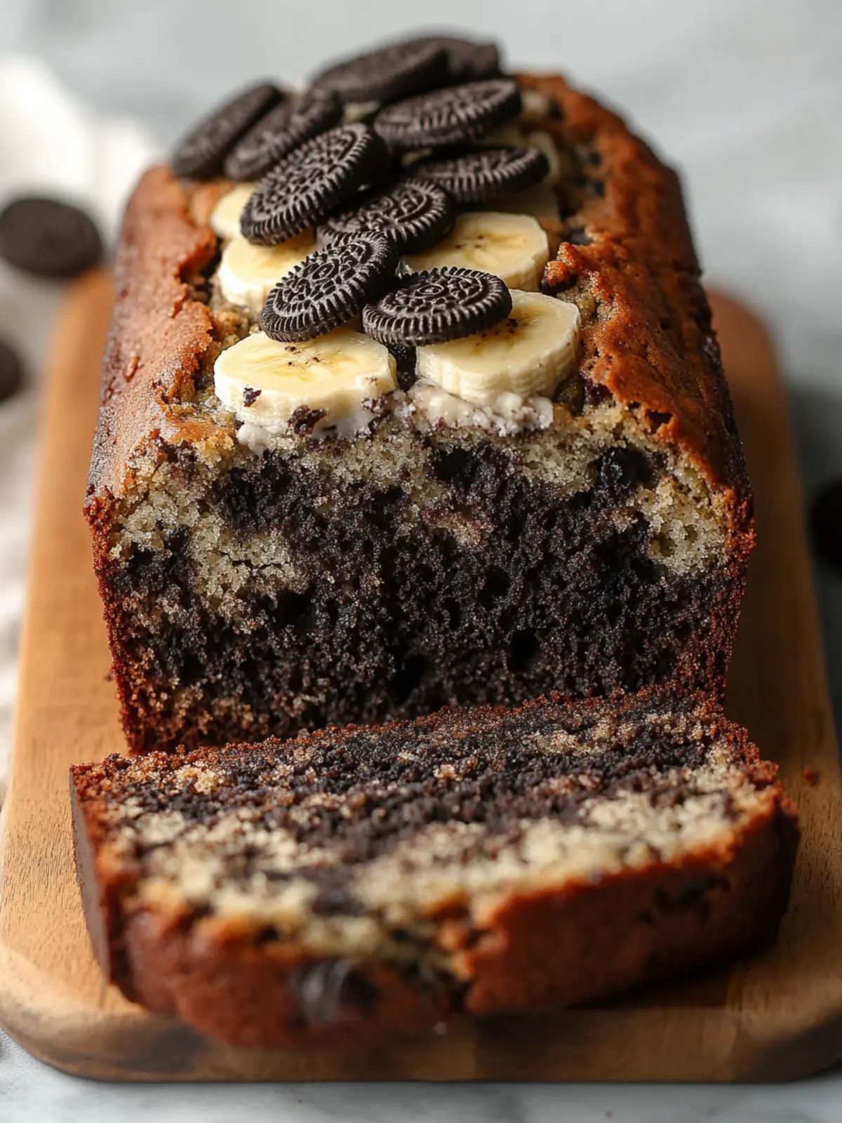 Oreo Banana Bread