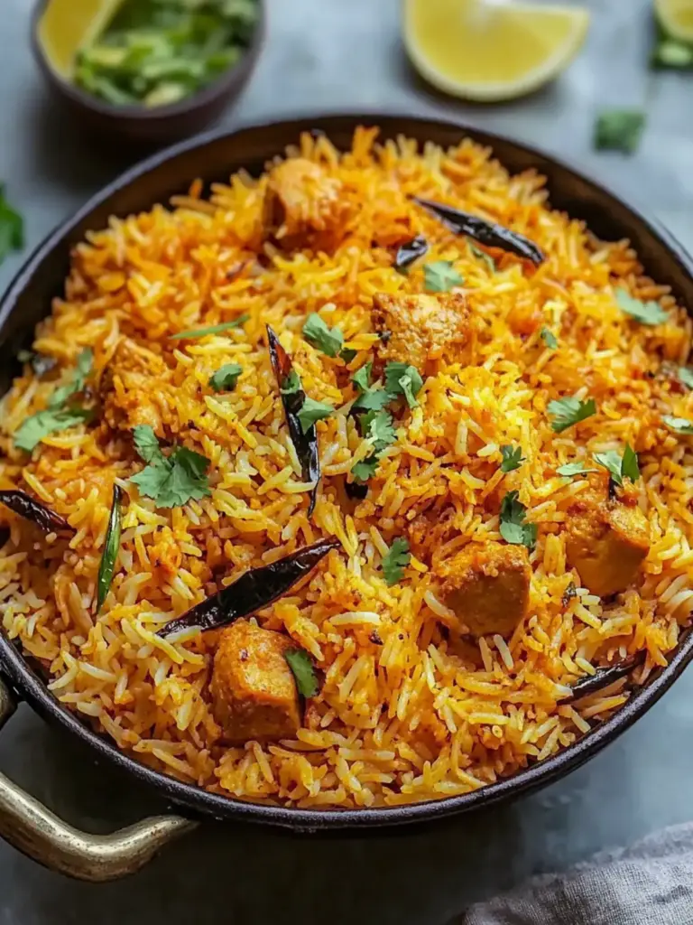 Rich Butter Chicken Biryani