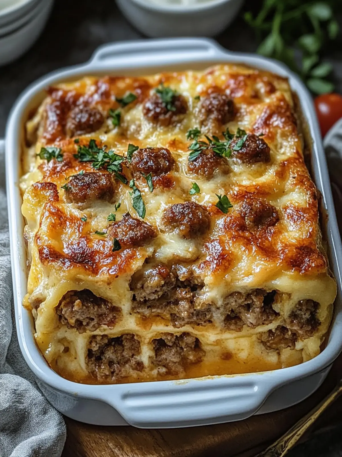 Pancake Sausage Casserole