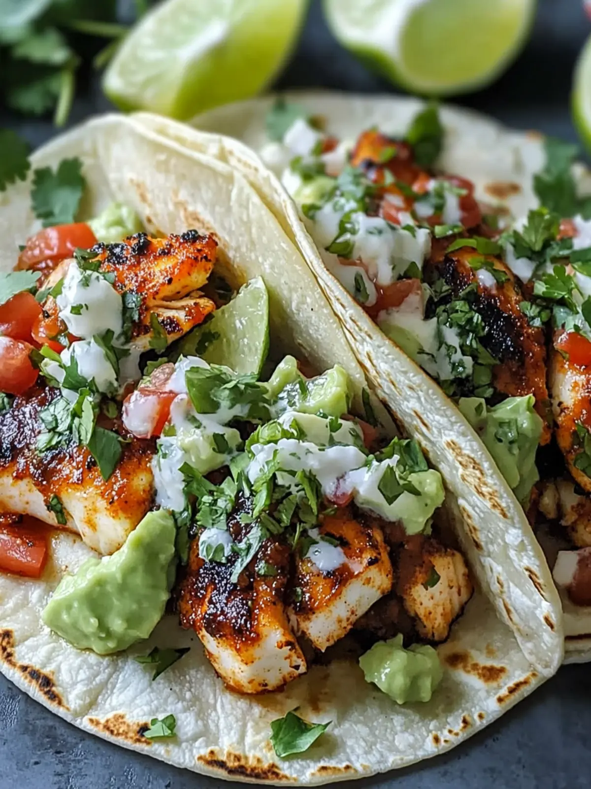 Spicy Lime Fish Tacos
