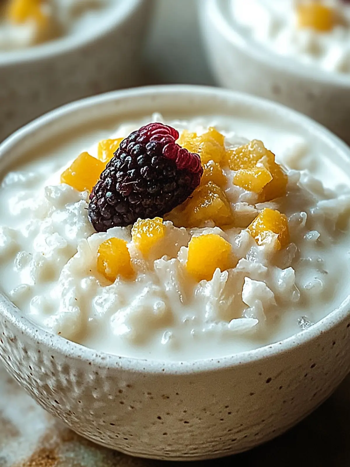 Creamy Coconut Rice Pudding Delightful and Easy Recipe