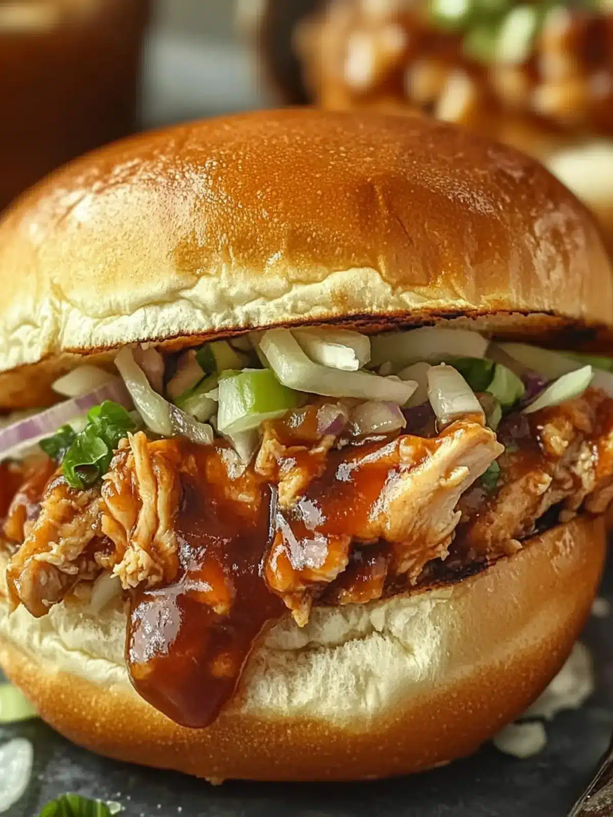 Alabama BBQ Chicken Chopped Sandwich