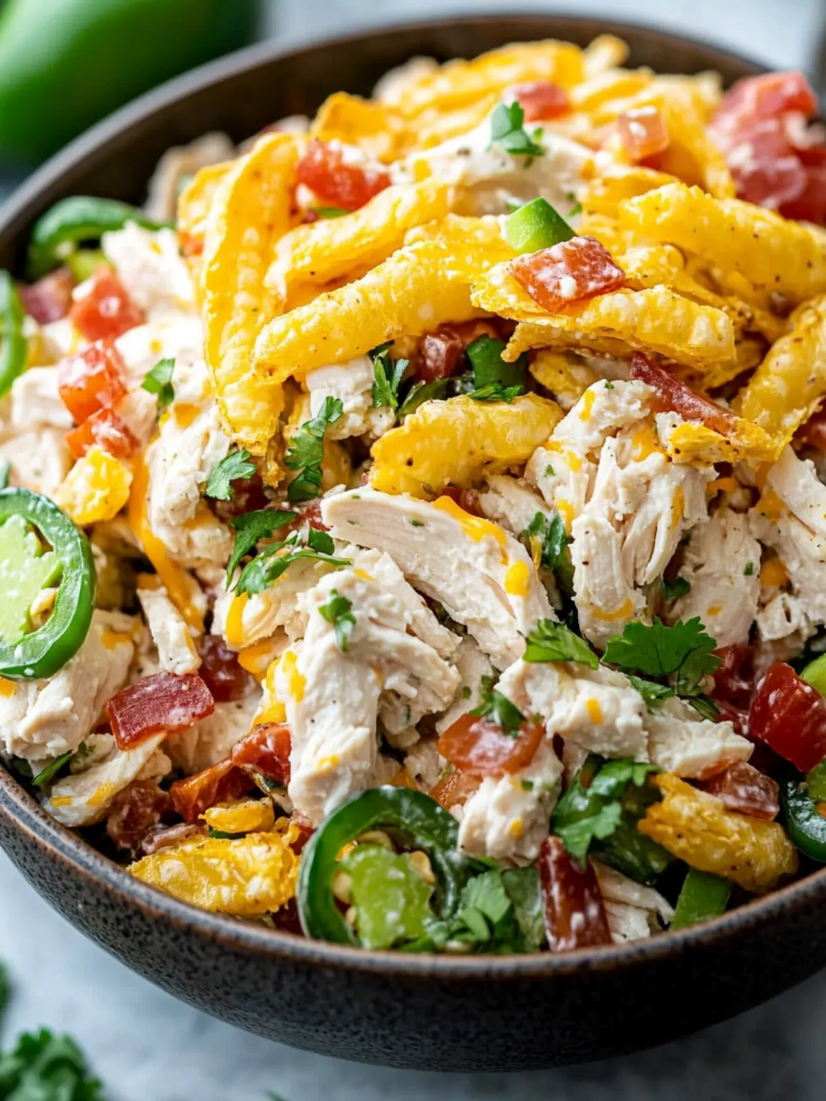 Jalapeno Popper Keto Chicken Salad