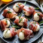 Prosciutto Wrapped Mozzarella Bites
